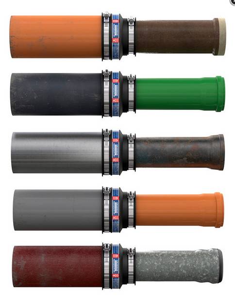Crassus Adapterkupplung CAC 1452, 130-145/110-125mm, 0,6 bar