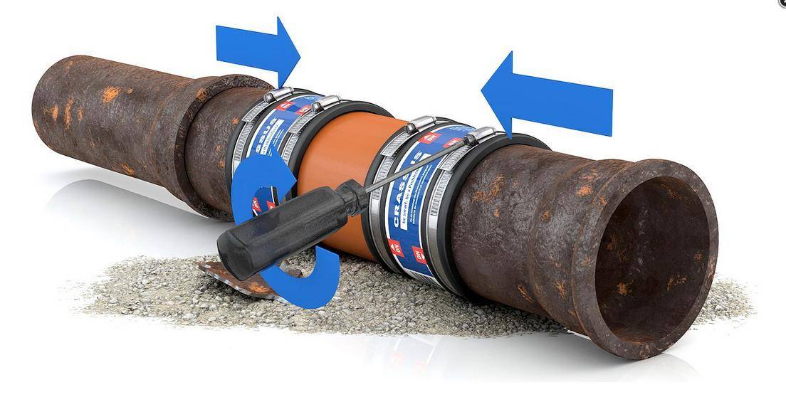 Crassus Schlauchadapter CDC Typ 1, 100, 100-116mm, 0,6 b, m I-Lippe