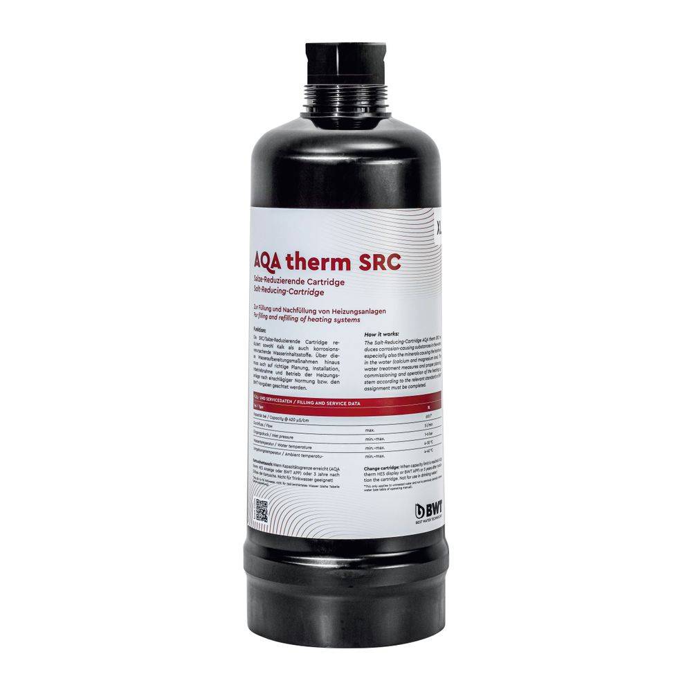BWT AQA therm SRC X-Large, Salz reduzierende Cartridge, für HWG-HES, schwarz, 1 Stk.