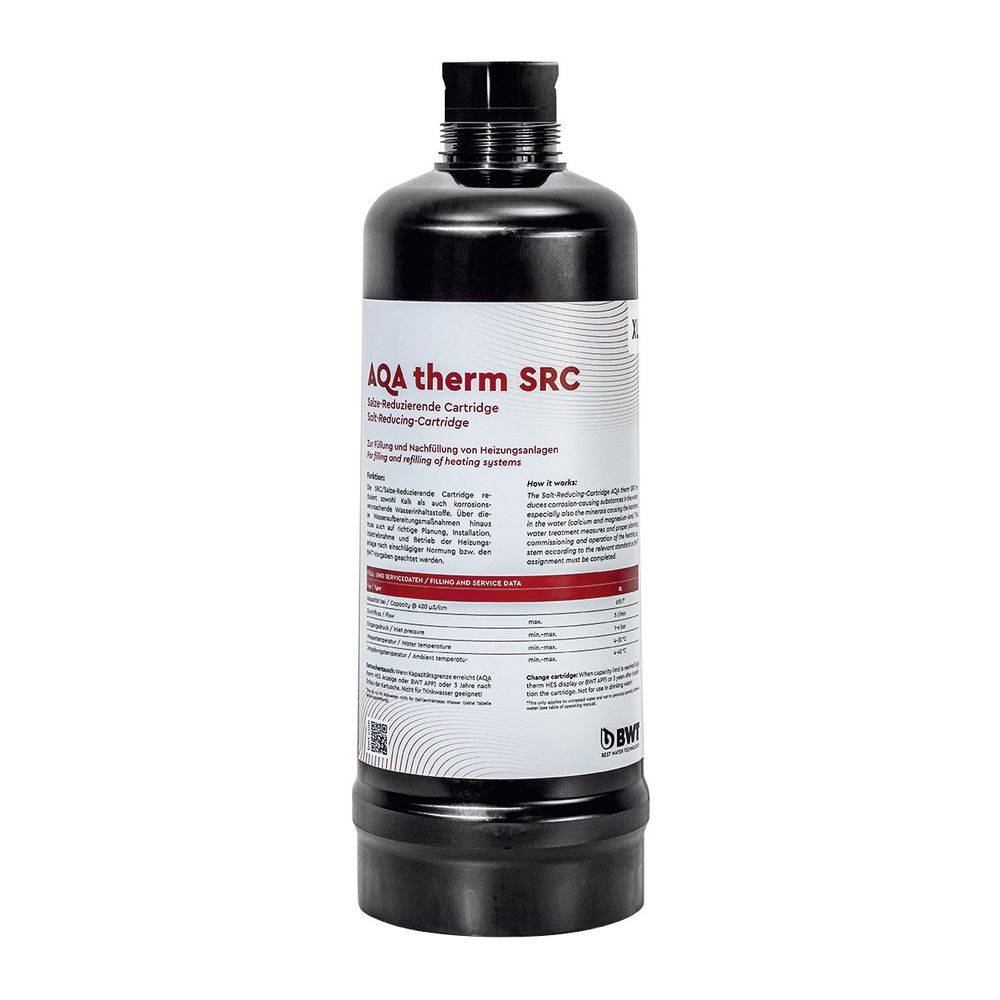 BWT AQA therm SRC X-Large, Salz reduzierende Cartridge, für HWG-HES, schwarz, 1 Stk.