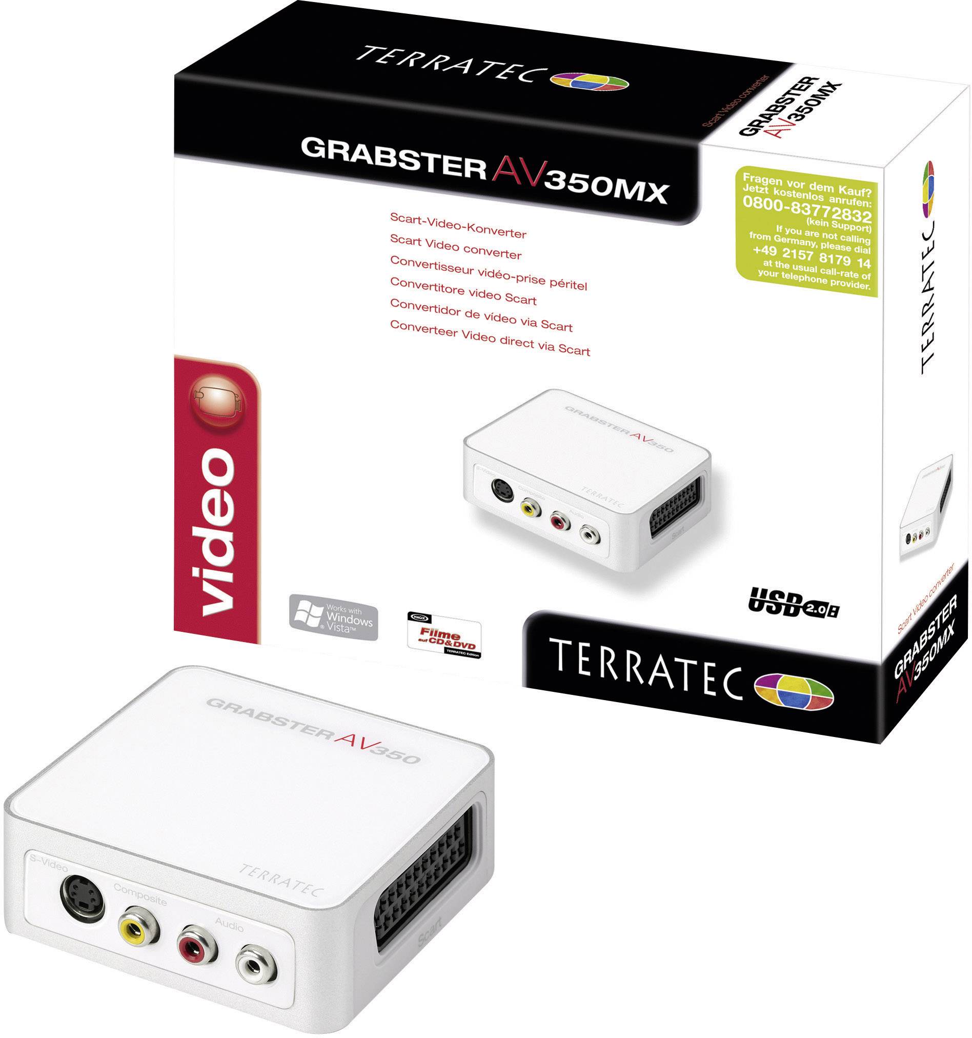 Terratec Grabster AV350MX Video Grabber inkl. Video-Bearbeitungssoftware