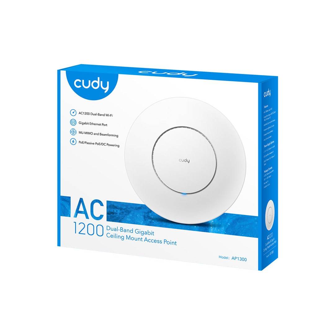 Cudy AP1300 867 Mbit/s Weiß Power over Ethernet (PoE)