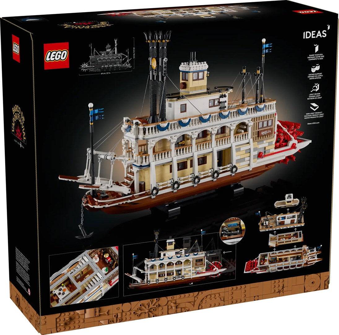 Lego ® Ideas 21356 Flussraddampfer 21356