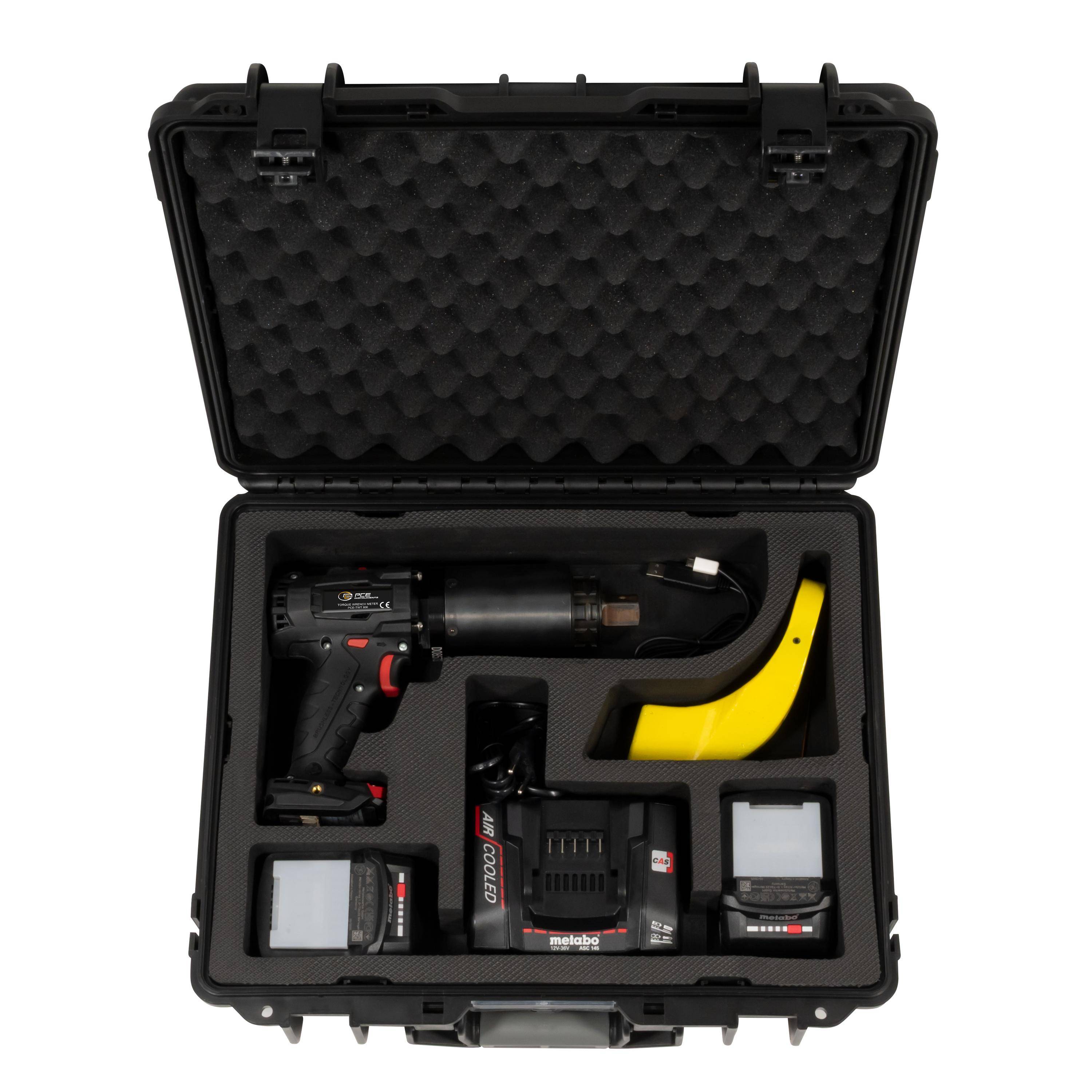 PCE Instruments Akku-Drehmomentschrauber PCE-TWT 800 |18V |120 .. 800 Nm |Metabo Akku |PC-Software |3 Betriebsmodi
