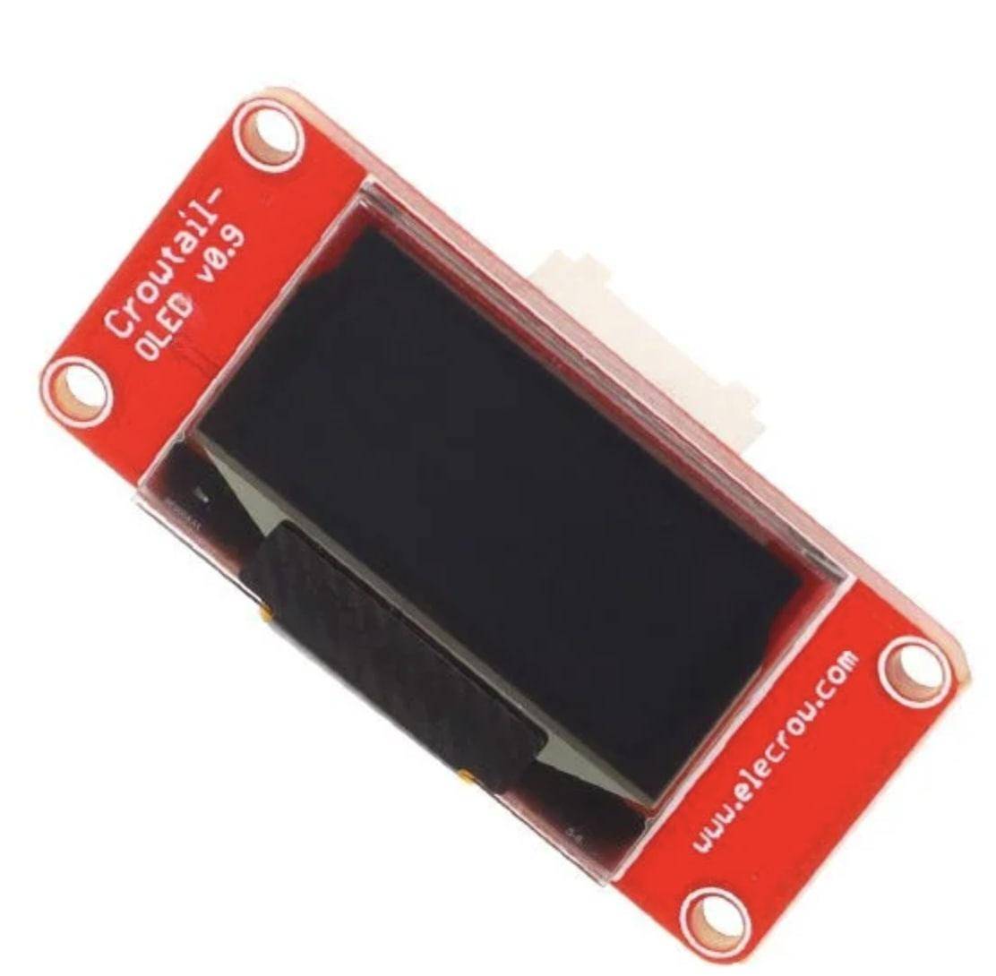 Elecrow Crowtail Punktmatrix OLED Displaymodul, I2C, 128×64 Pixel, selbstleuchtend, blau / schwarz