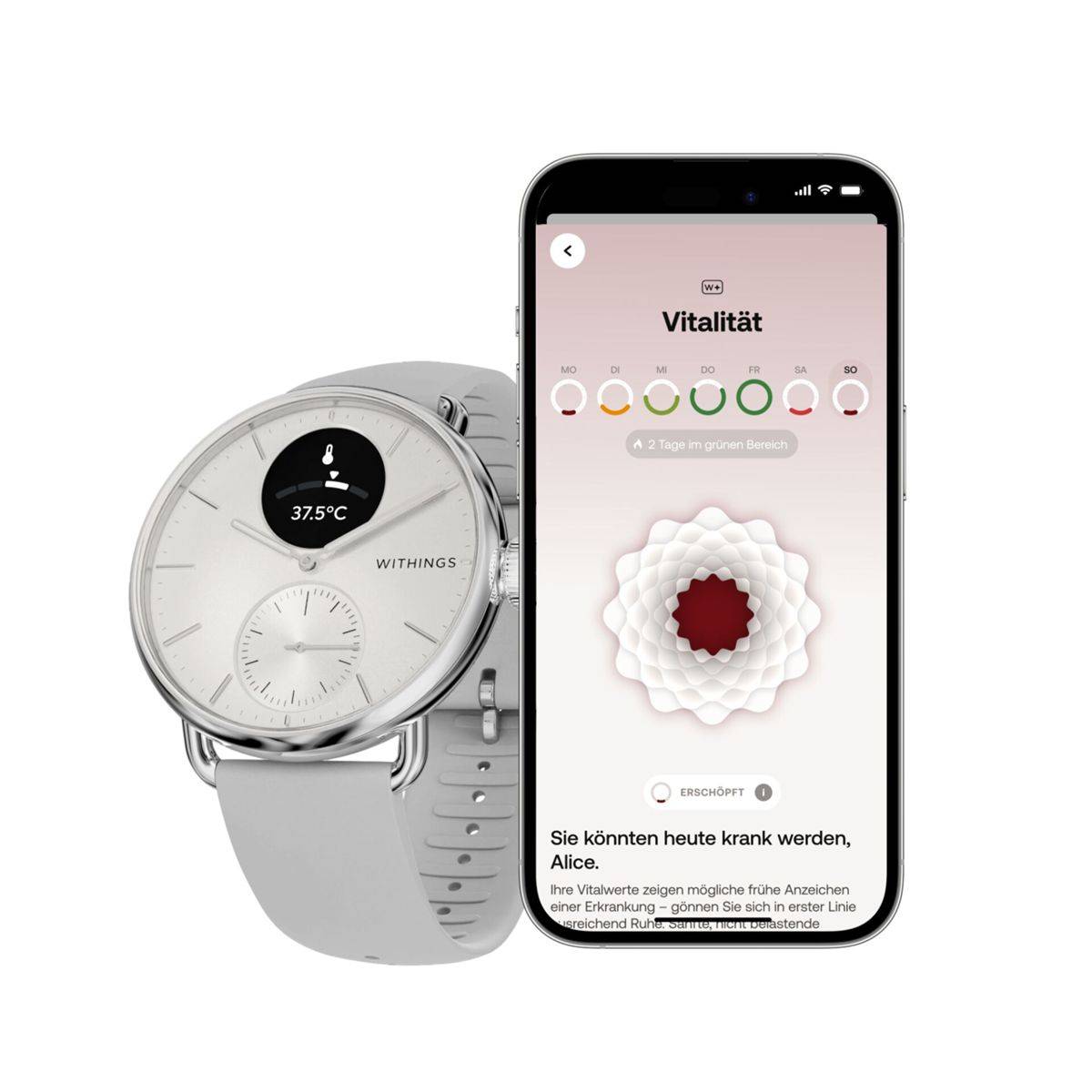 ScanWatch 2 - 38 mm - Edelstahl - Hybrid