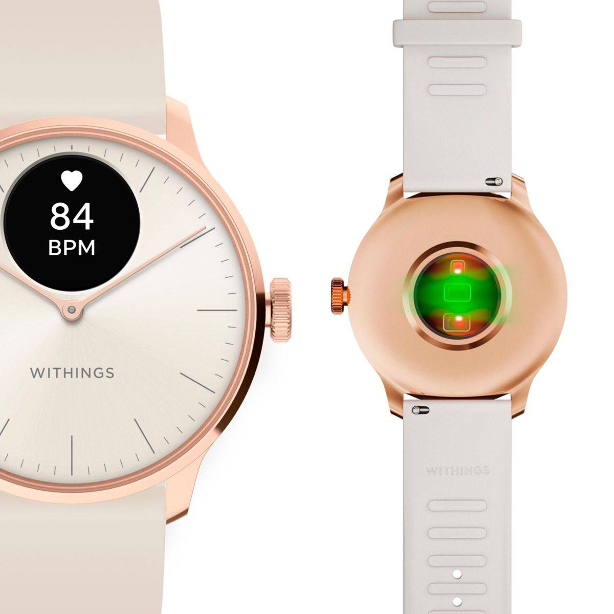 Withings ScanWatch Light 37mm Hybrid Smartwatch Gold