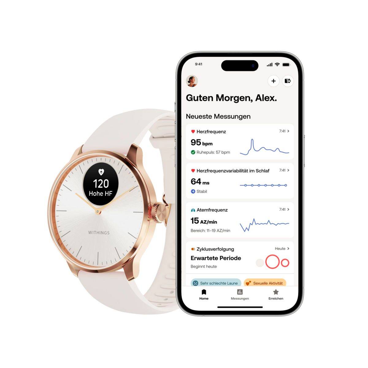 Withings ScanWatch Light 37mm Hybrid Smartwatch Gold