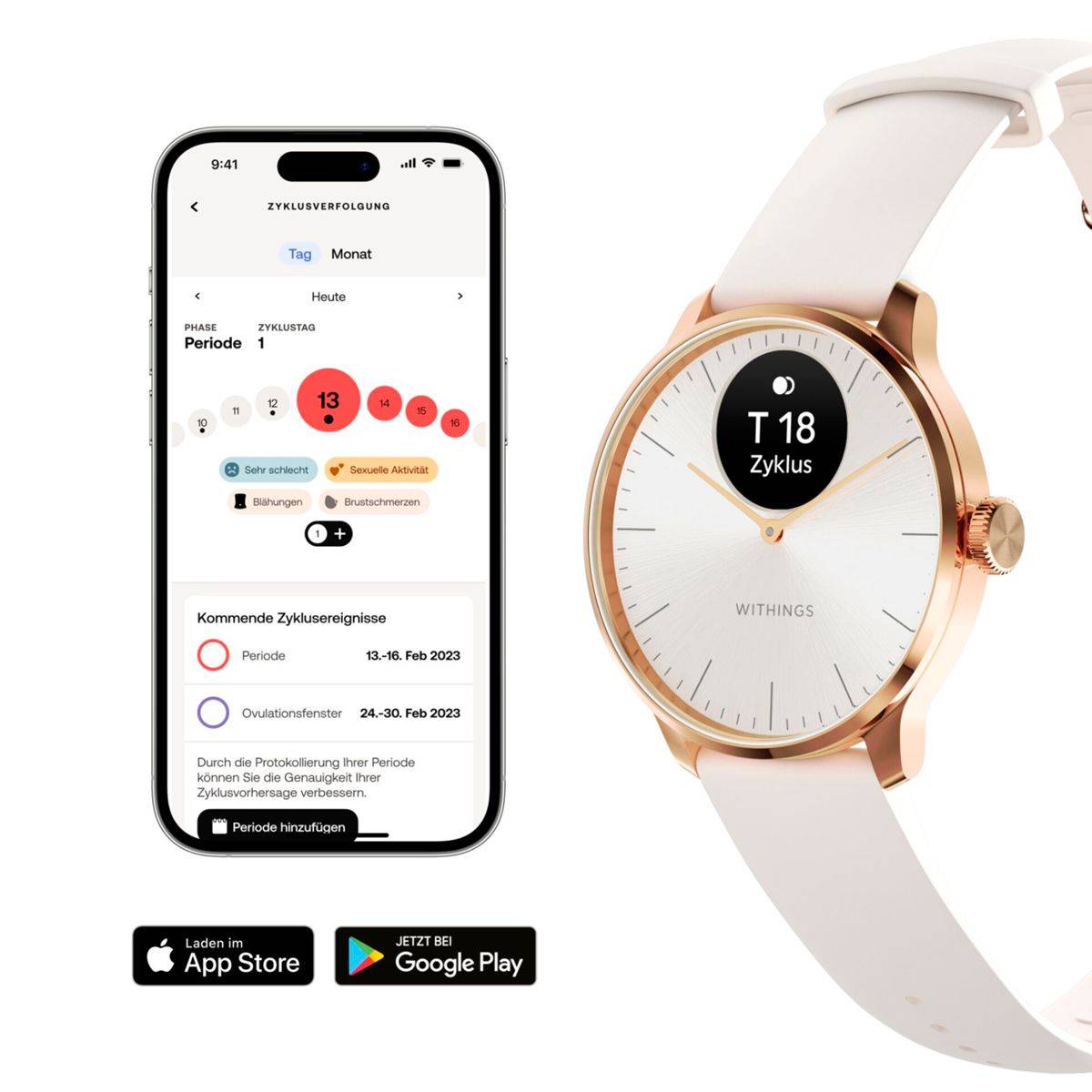 Withings ScanWatch Light 37mm Hybrid Smartwatch Gold