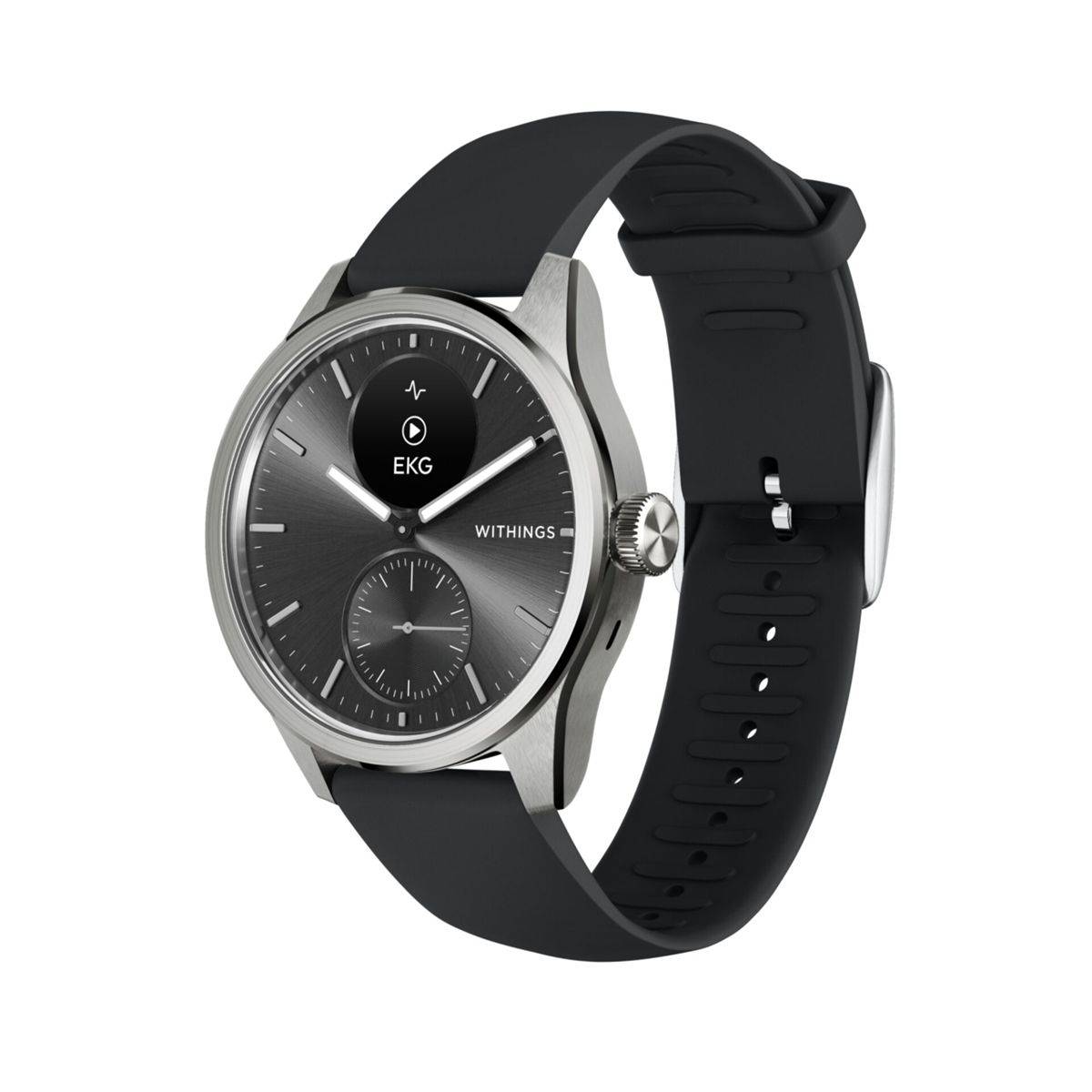 Withings ScanWatch 2 Smartwatch 42mm Schwarz EKG SpO2