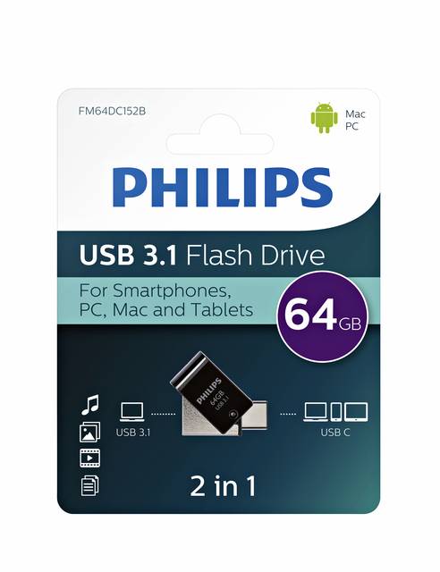 Philips FM64DC152B - USB-Flash-Laufwerk - 64