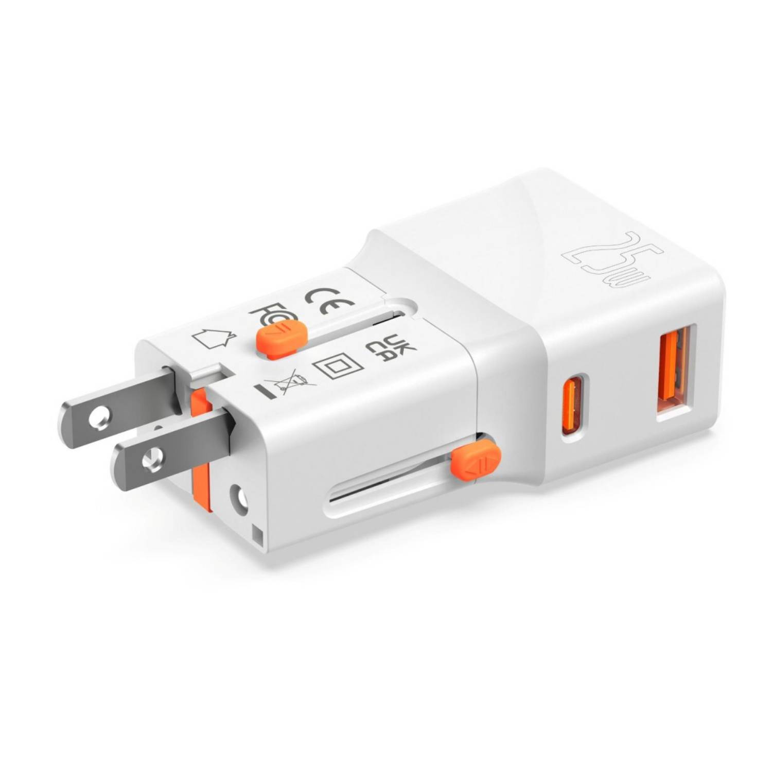 4smarts Weltreiseadapter Nomad Pocket 25W weiß 541646