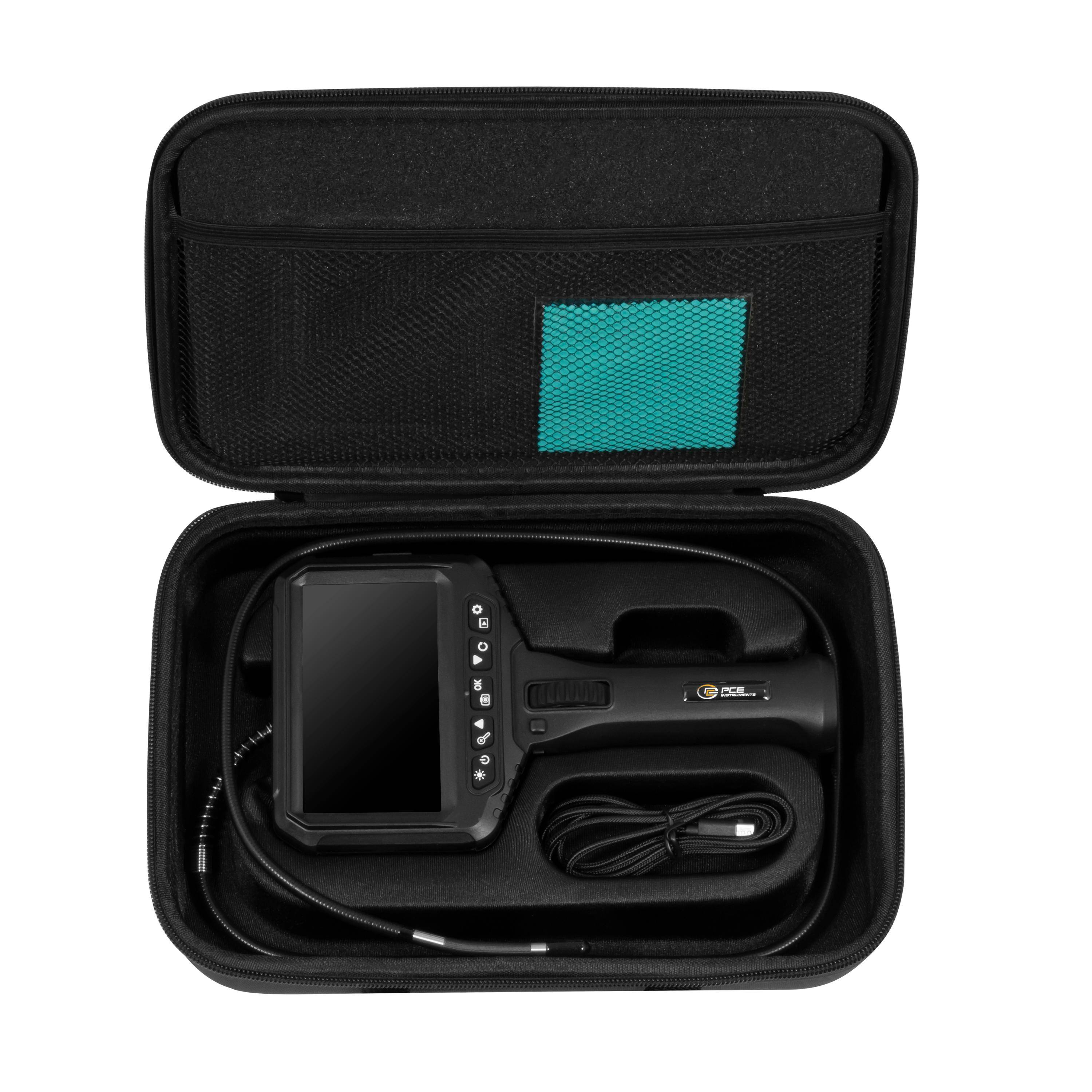 PCE Instruments Endoskopkamera PCE-VE 100N |2-Wege Kamerasonde |Kamerakopf Ø6,2mm |Kabellänge 1m |4x-Zoom |integr. Mikro