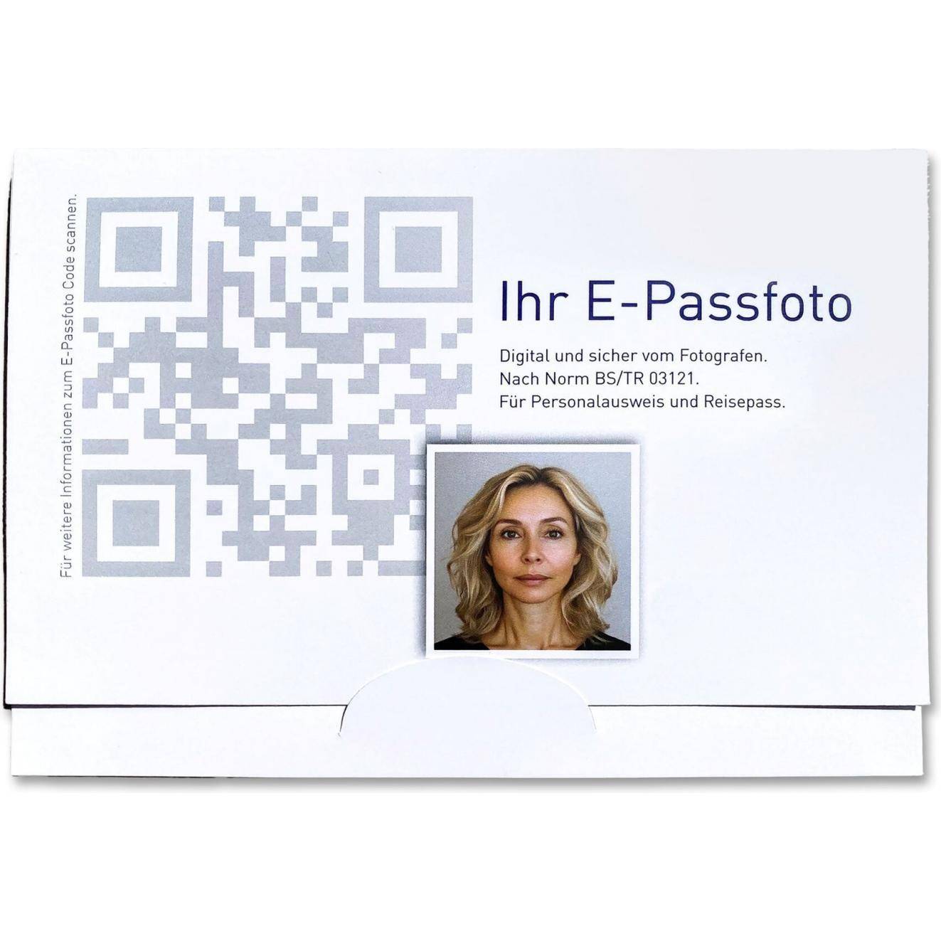 1x100 Passbildmappen E-Passfoto-PORTRAIT 14028