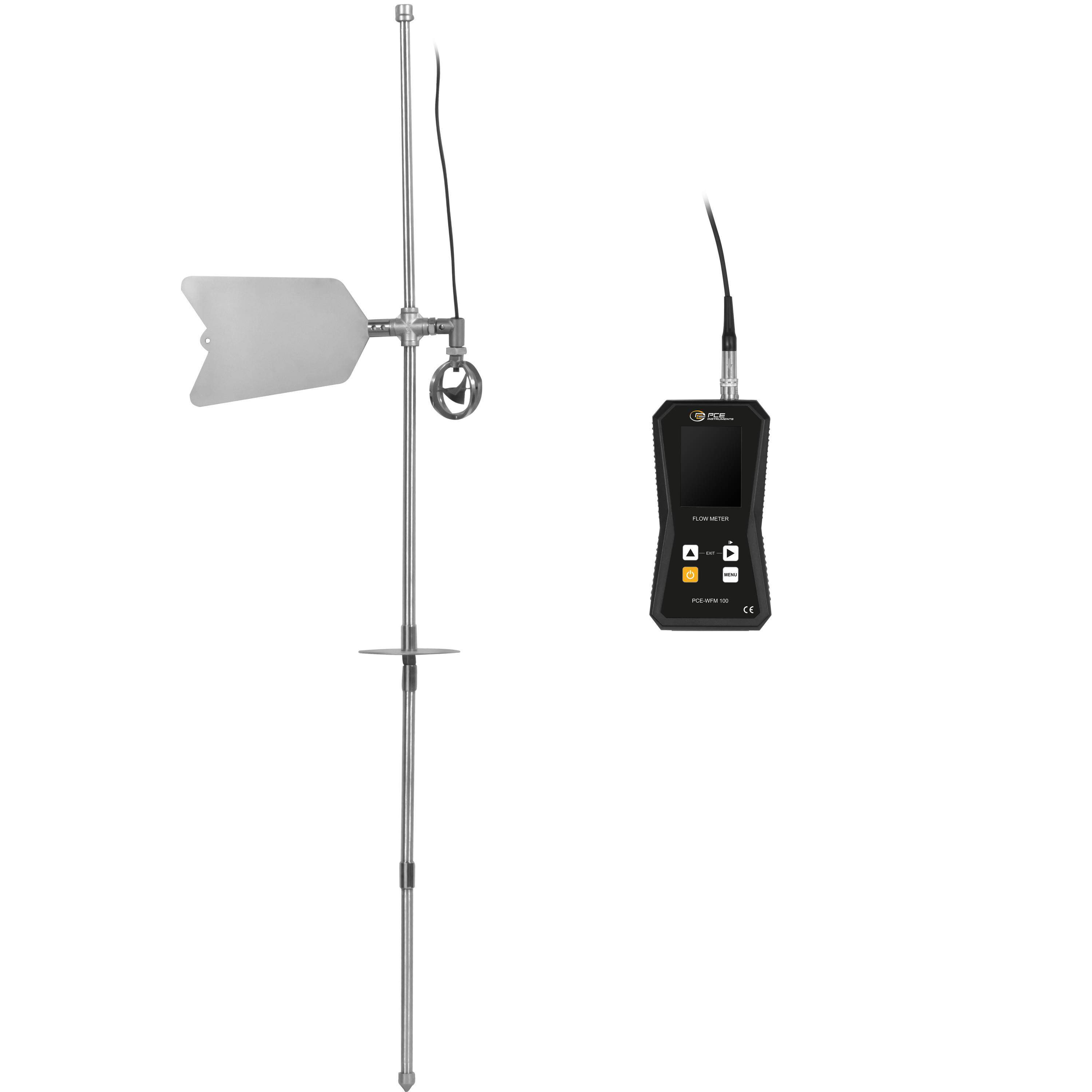 PCE Instruments Durchflussmessgerät PCE-WFM 100 Messbereich: 0.01 - 10 m/s 1St.