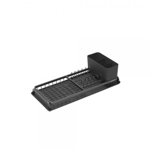 Brabantia 117268 - Abtropfer - Rack - Tisch - Geschirrspülmittel - Grau - 5 Maßg