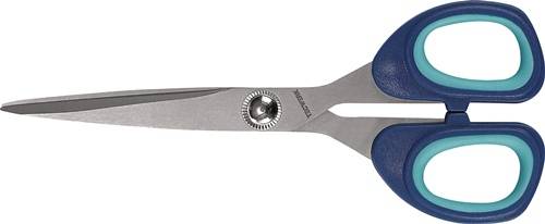 Universalschere 180mm m.2K-Auge titanbeschichtet schwarz/grau TECWERK