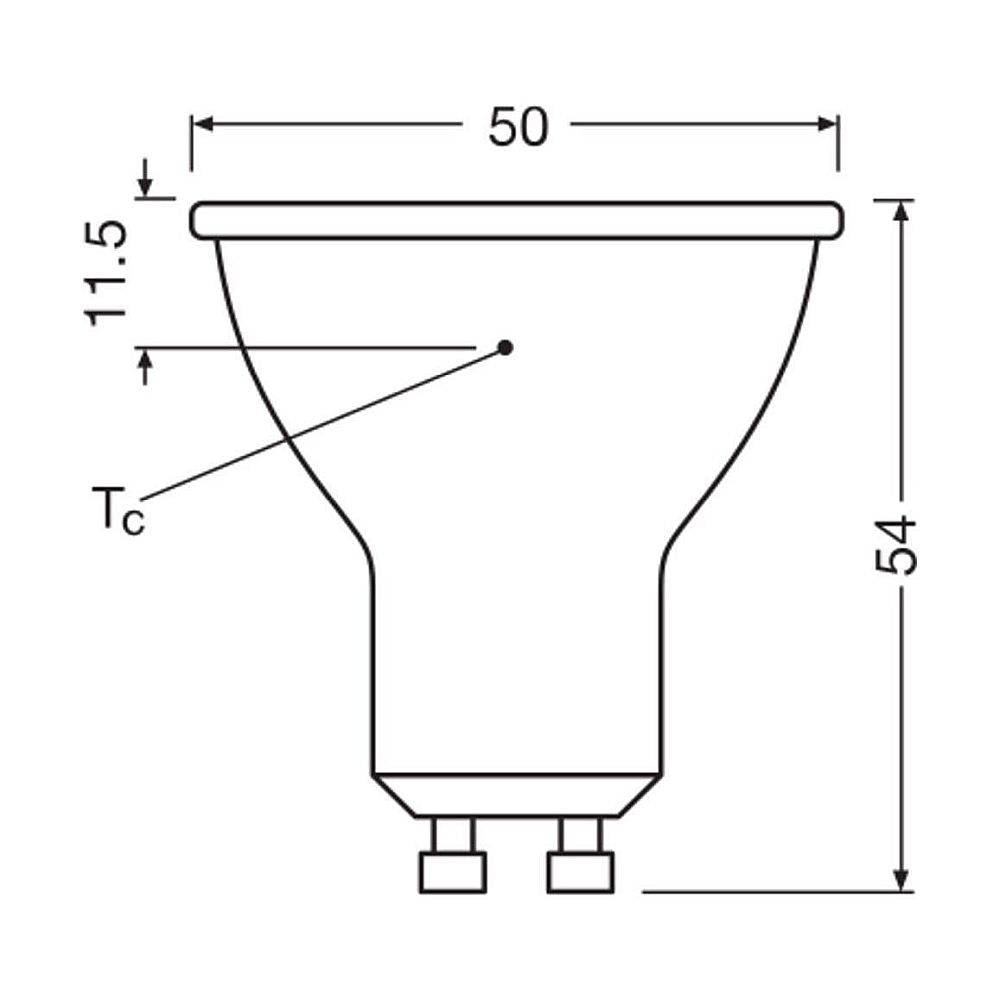 LEDV LED Reflektor 6,1-80W/827 PAR16 GU10 60° 15000h EEK E Leuchtmittel LED LED Reflektorlampen