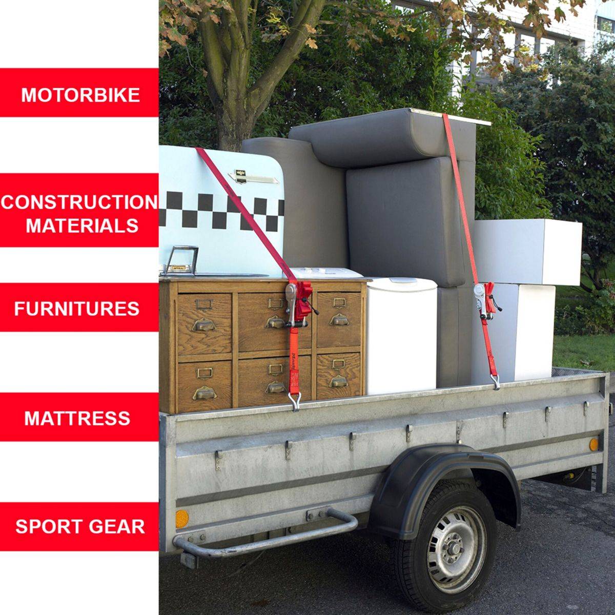 MasterLock 4 Zurrgurte 5m blau mit Ratsche 4367EURDAT