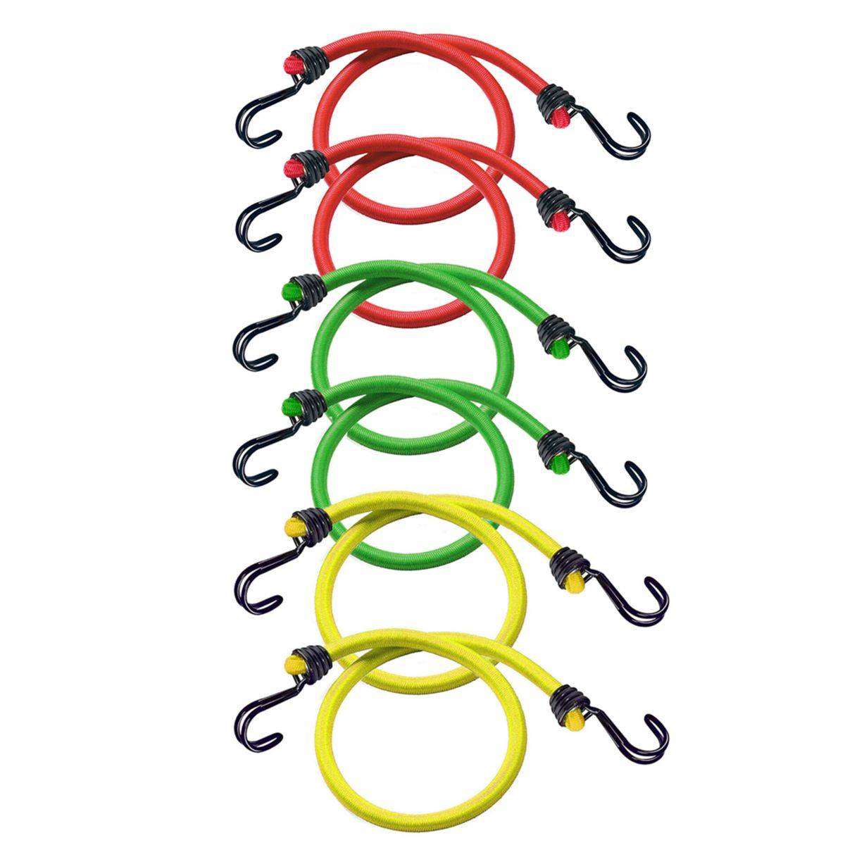 MasterLock Twin Wire-Spanngummi; 6er-Pack - 1 m - Mehrfarbig - 6 Stück(e)6er