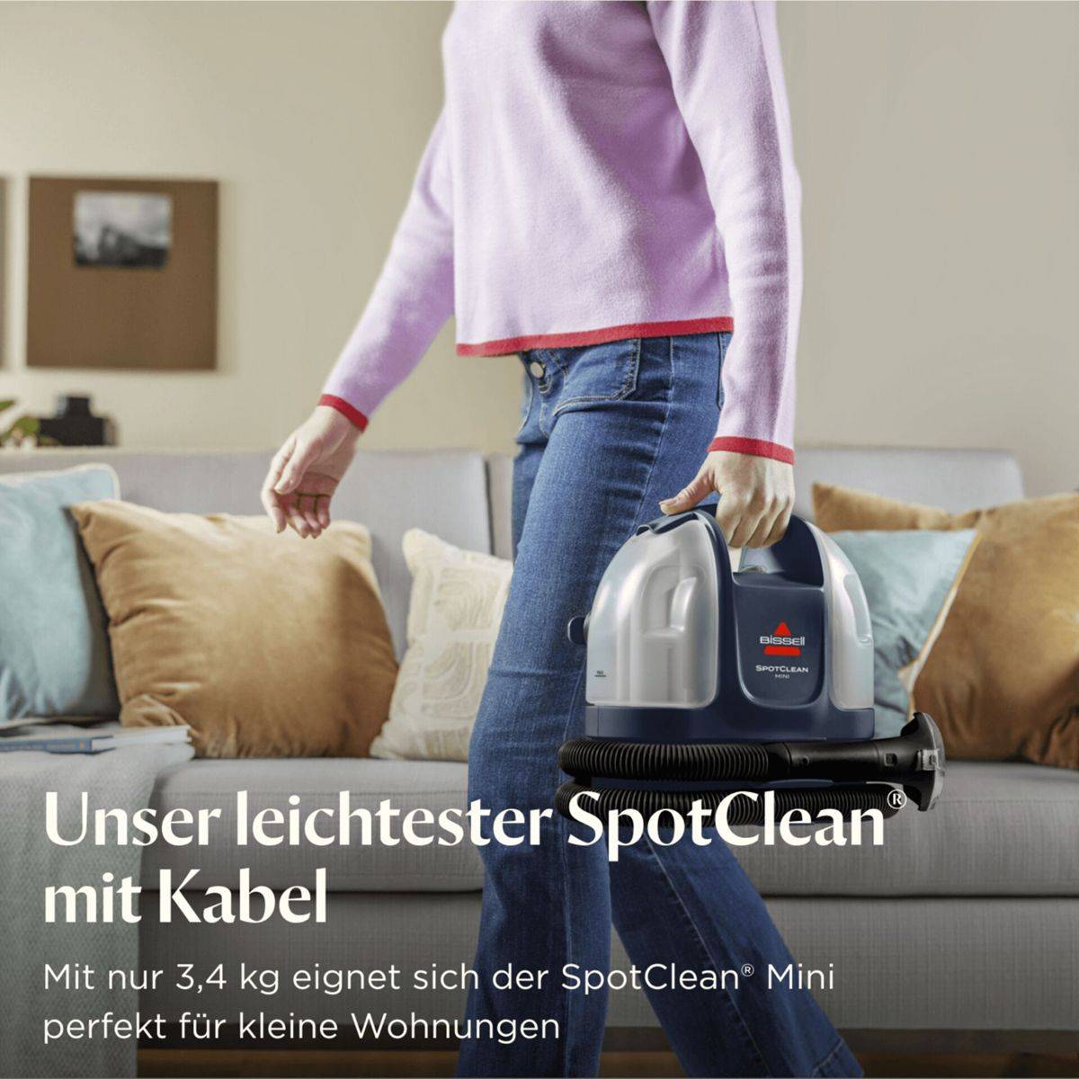 BISSELL SpotClean Mini 4149N - TeppichreinigerKanister - Mitternachtsblau