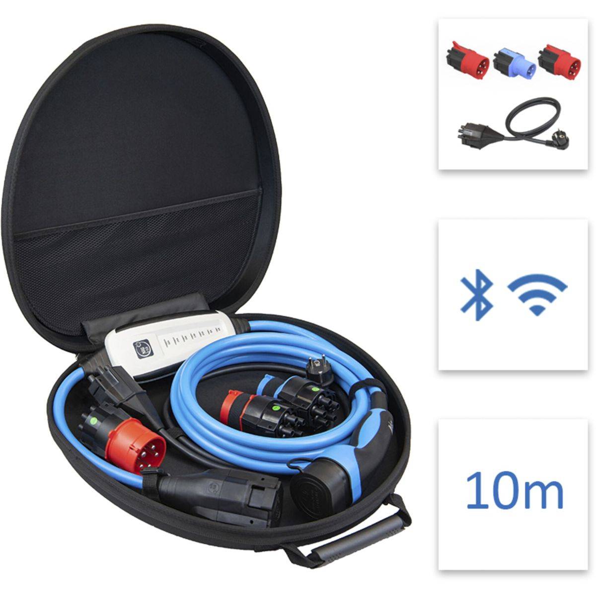 NRGkick 12201061, Blau, Wand, Aktivität, Typ 2, IK10, IP67, IP69K