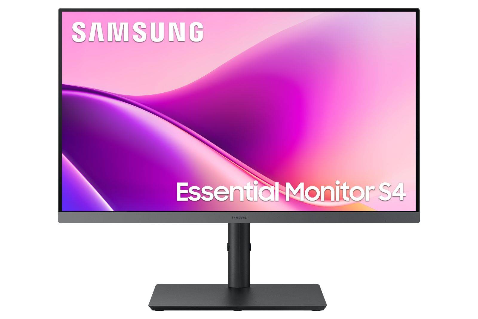 Samsung S43UF Essential S4 24 Zoll Full HD IPS-Monitor 100 Hz USB-C Hub Schwarz (LS24F434UAUXXE)