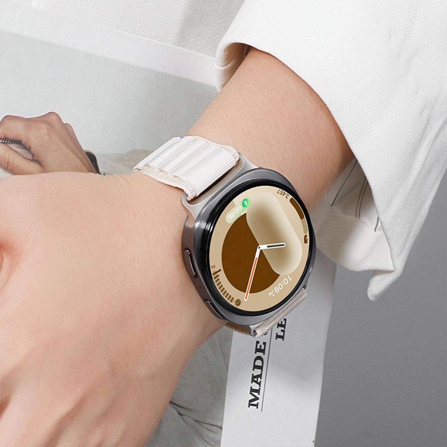 Nylon Armband für Samsung Galaxy Watch 9 / 8 / 8 Classic Alpine Loop Design