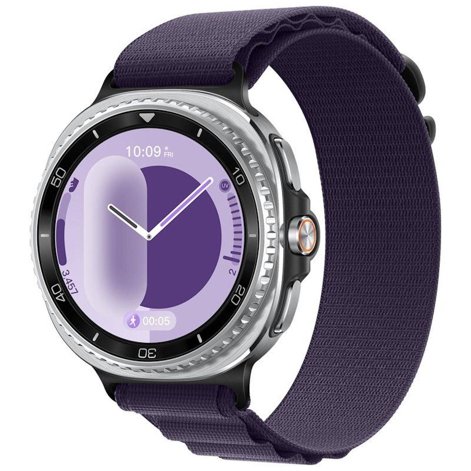 Nylon Armband für Samsung Galaxy Watch 9 / 8 / 8 Classic Alpine Loop Design
