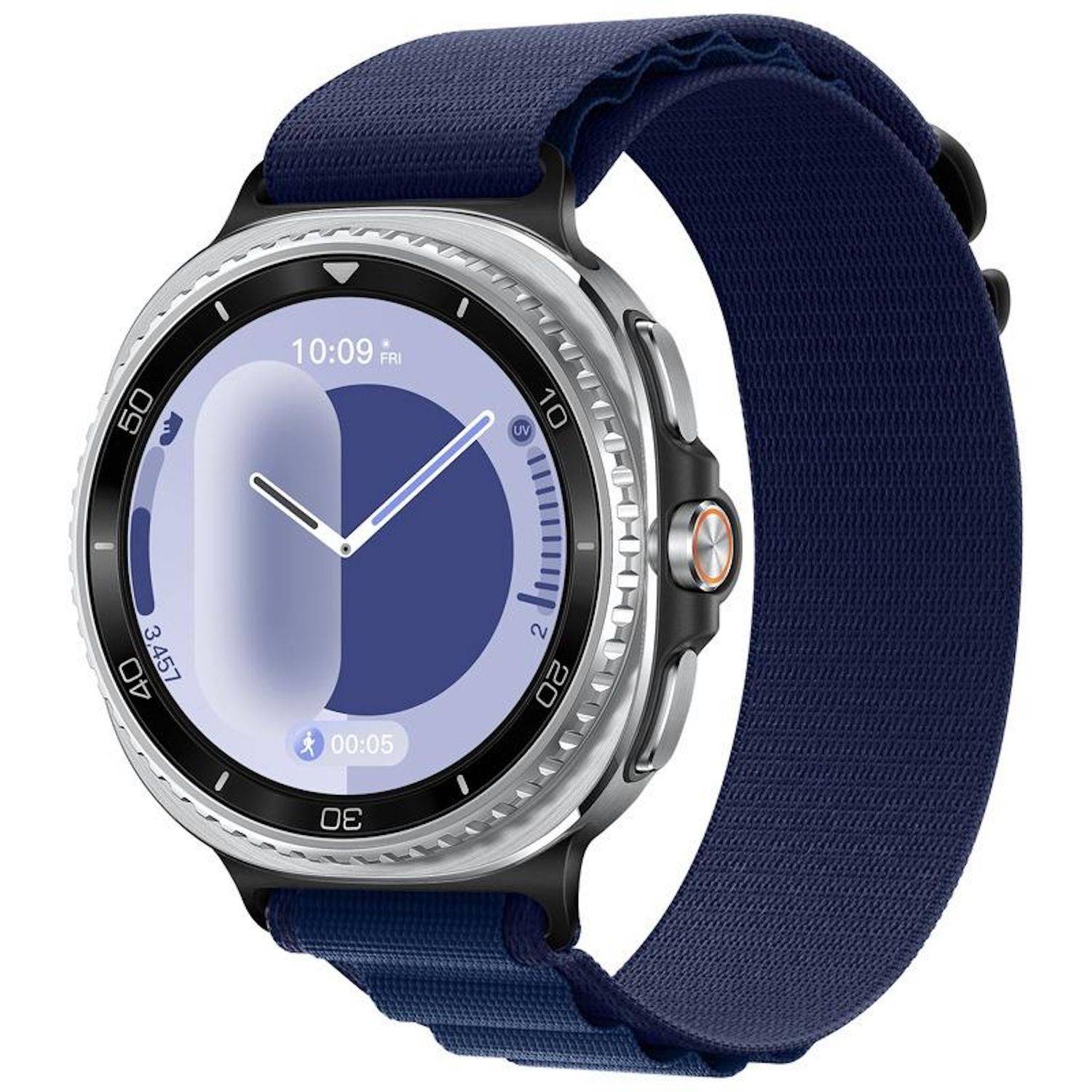 Nylon Armband für Samsung Galaxy Watch 9 / 8 / 8 Classic Alpine Loop Design