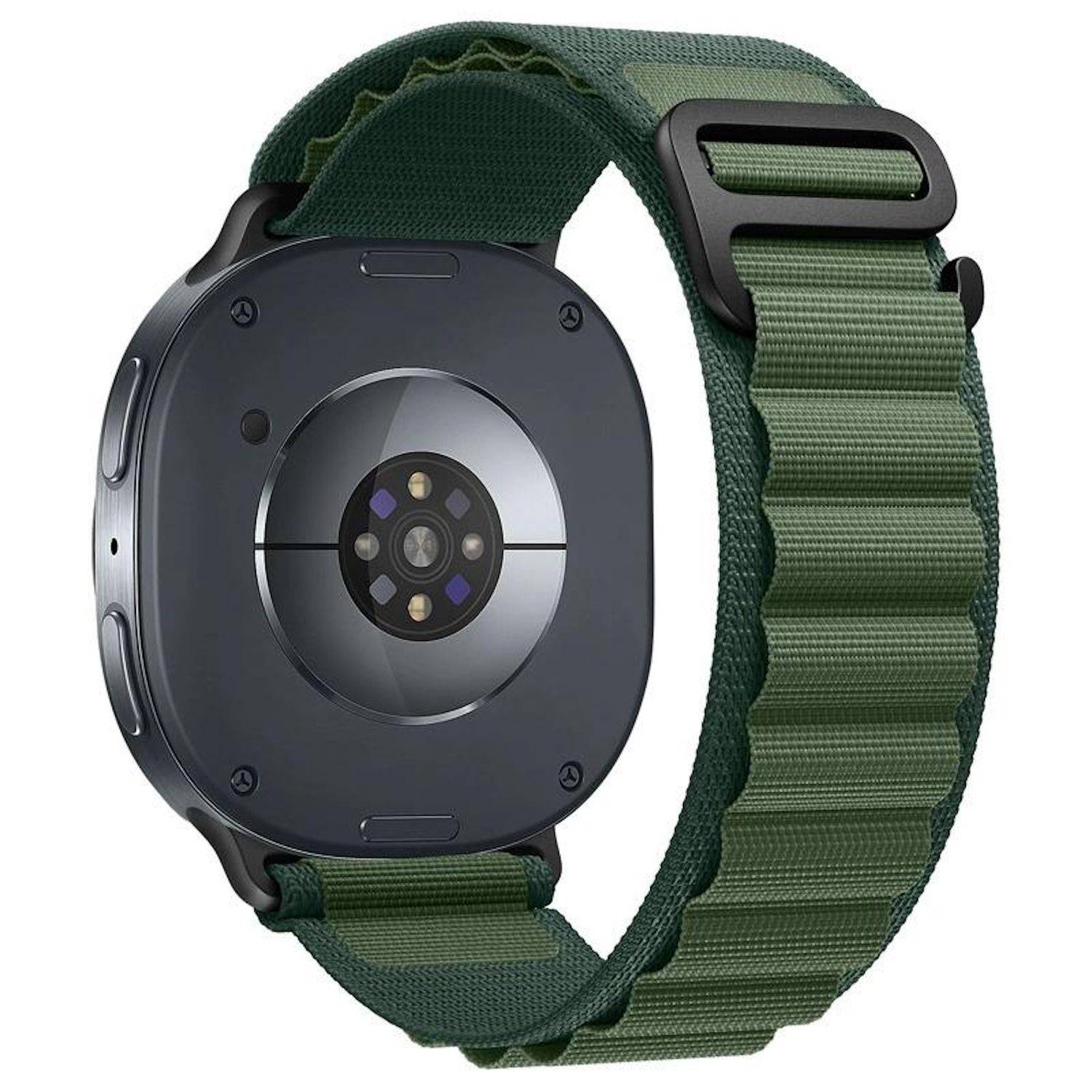 Nylon Armband für Samsung Galaxy Watch 9 / 8 / 8 Classic Alpine Loop Design