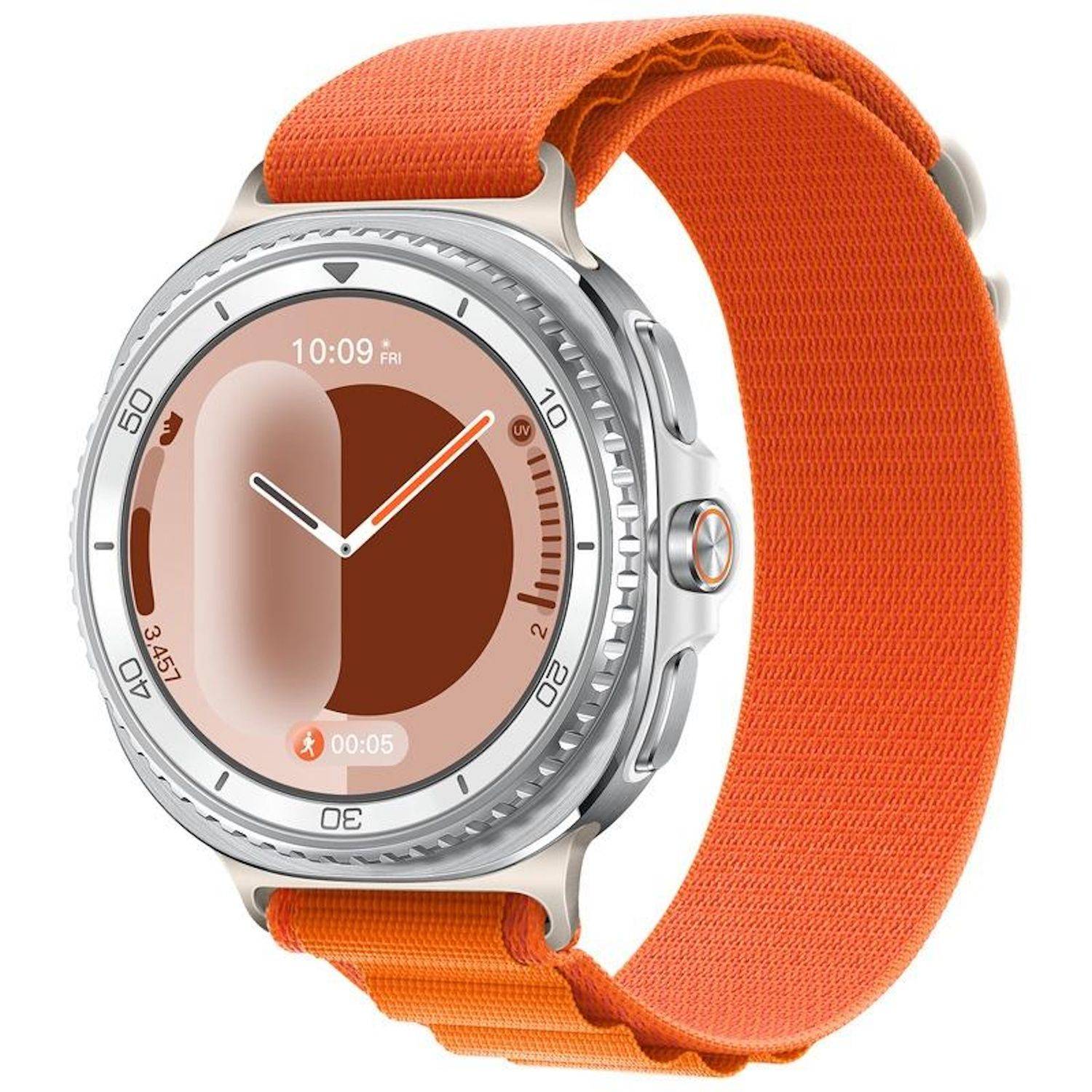 Nylon Armband für Samsung Galaxy Watch 9 / 8 / 8 Classic Alpine Loop Design