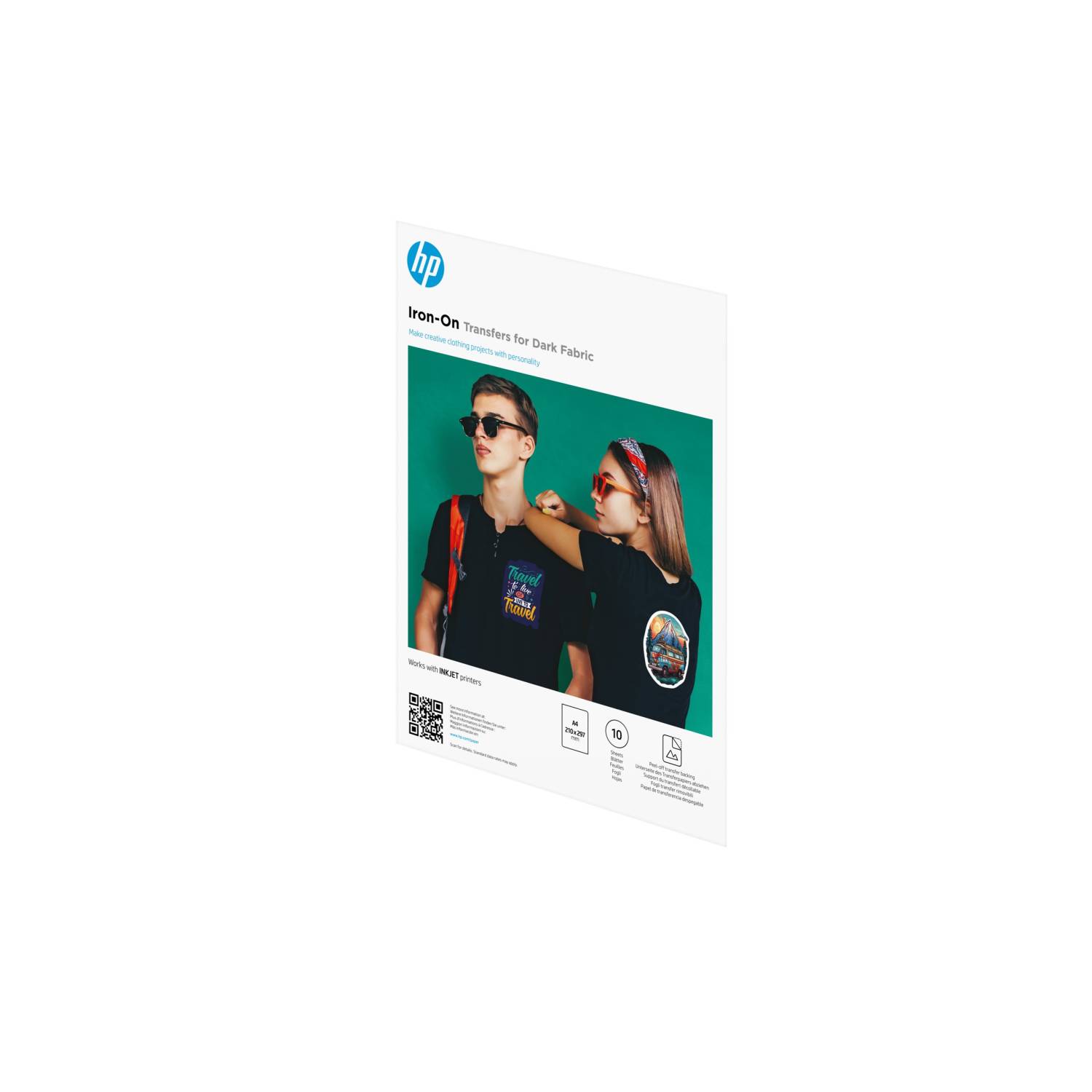 HP Matt - A4 (210 x 297 mm) 10 Blatt Transferpapier