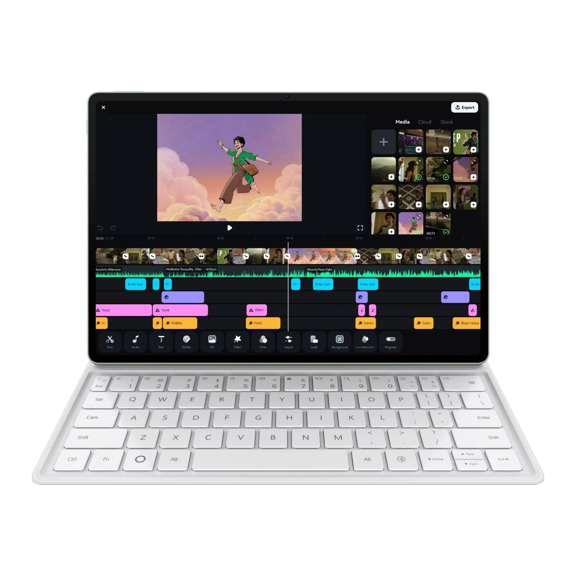 Huawei MatePad 12X, 30,5 cm (12"), 2800 x 1840 Pixel, 256 GB, 12 GB, HarmonyOS 4.3, Grün