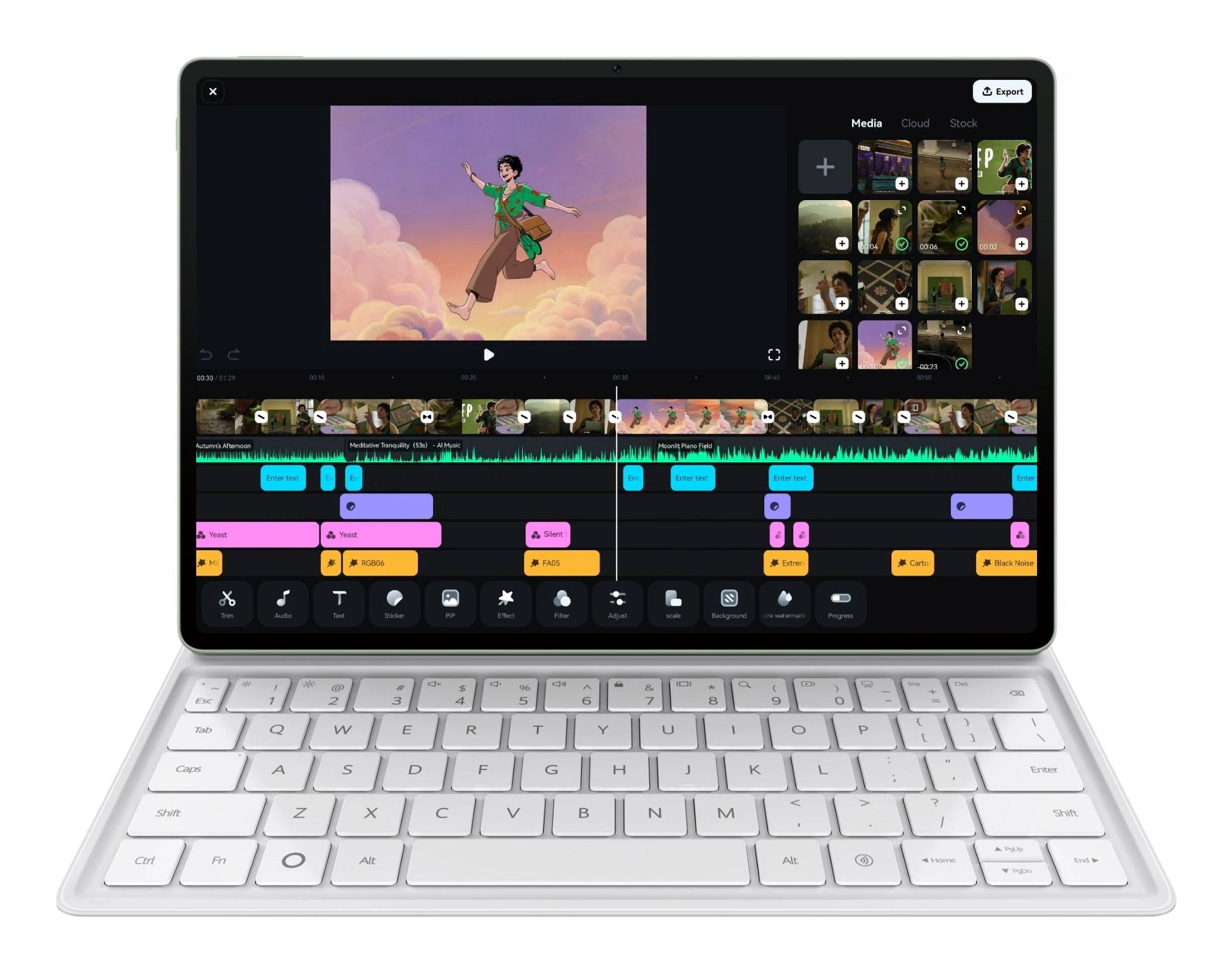 Huawei MatePad 12X, 30,5 cm (12"), 2800 x 1840 Pixel, 256 GB, 12 GB, HarmonyOS 4.3, Grün