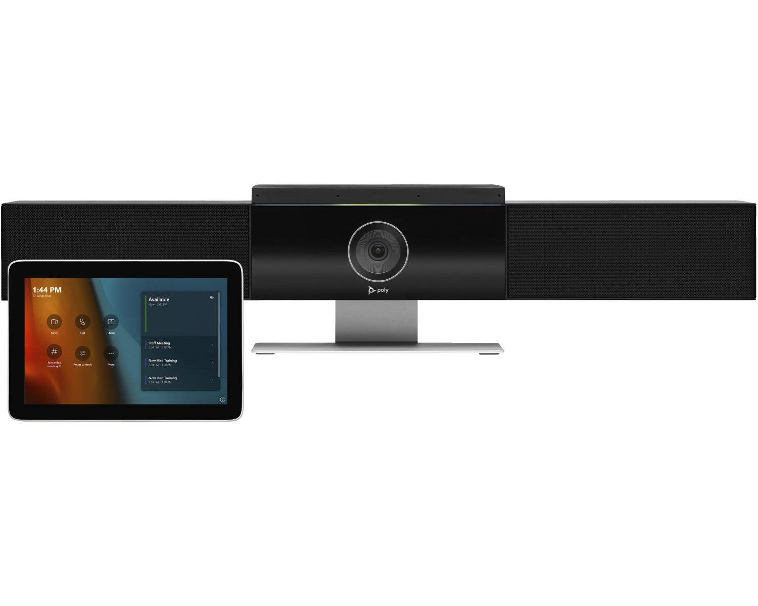 HP - Poly Studio - Für Microsoft Teams - Medium Room Kit - Kit für Videokonferenzen (Poly GC8 Touchcontroller, Poly Stud