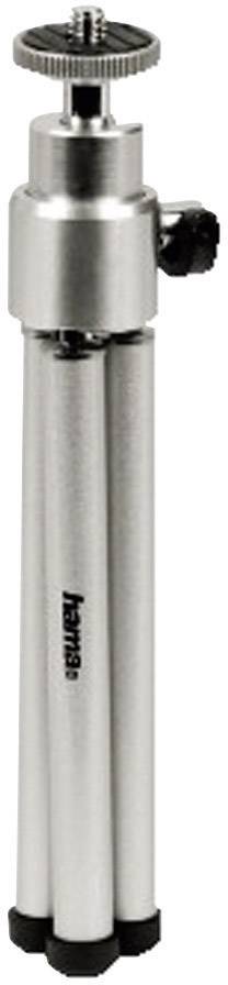 Hama 62004009 Ministativ 1/4 Zoll Arbeitshöhe=14 - 21 cm Silber Kugelkopf