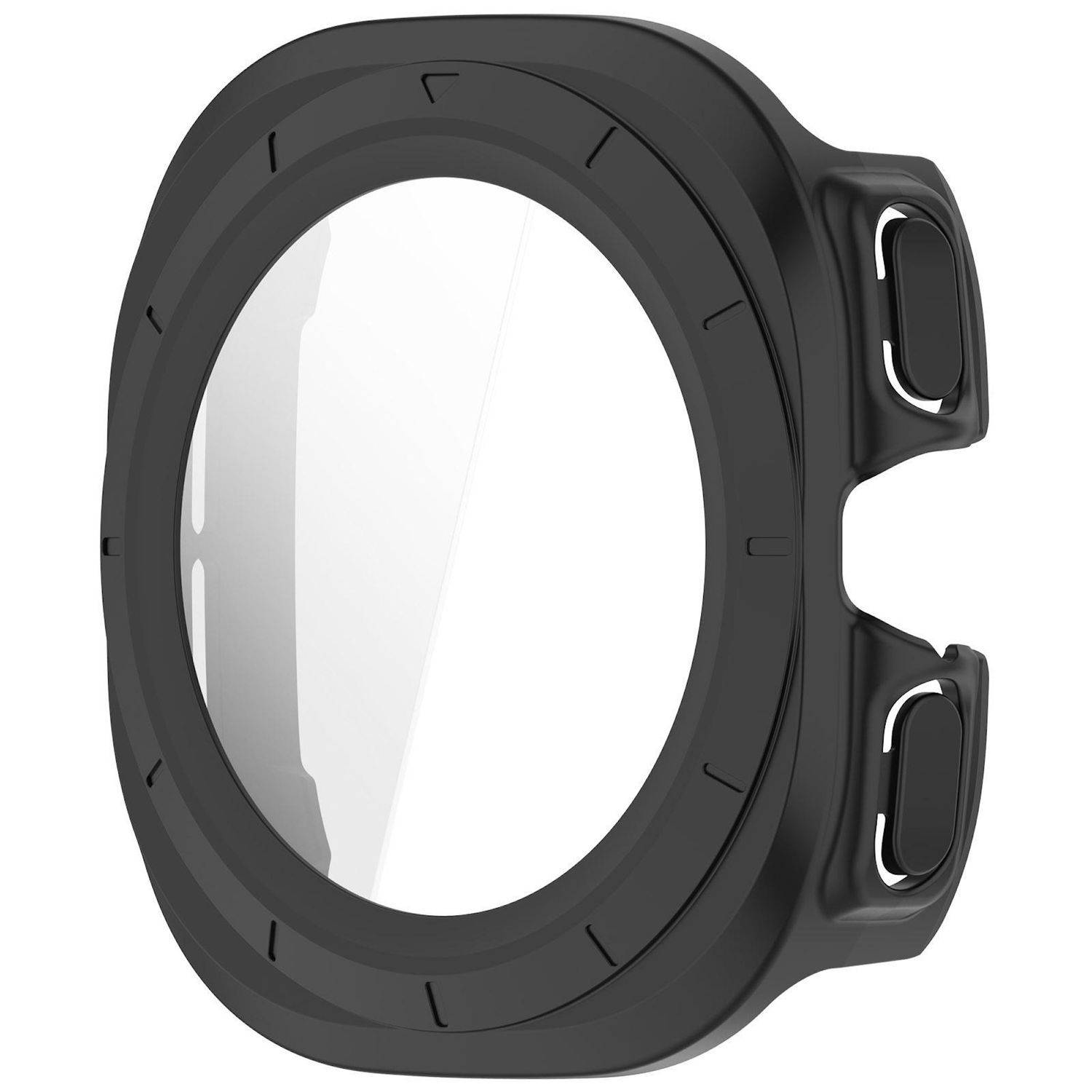 Smartwatchhülle Hartglas Silikon für Samsung Galaxy Watch Ultra 47mm Ultra 2025
