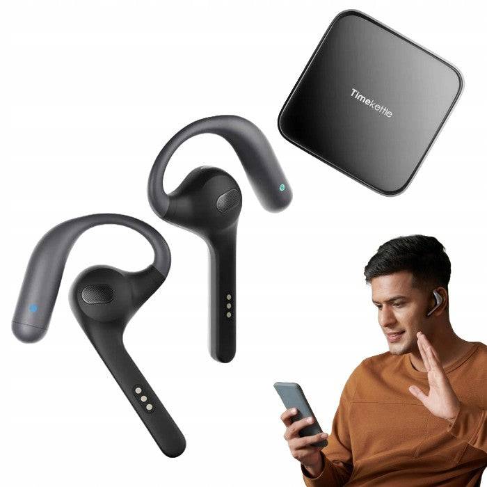 Timekettle W4 Pro AI Translator Earbuds – Echtzeit-Übersetzer in Schwarz (6971362040444)