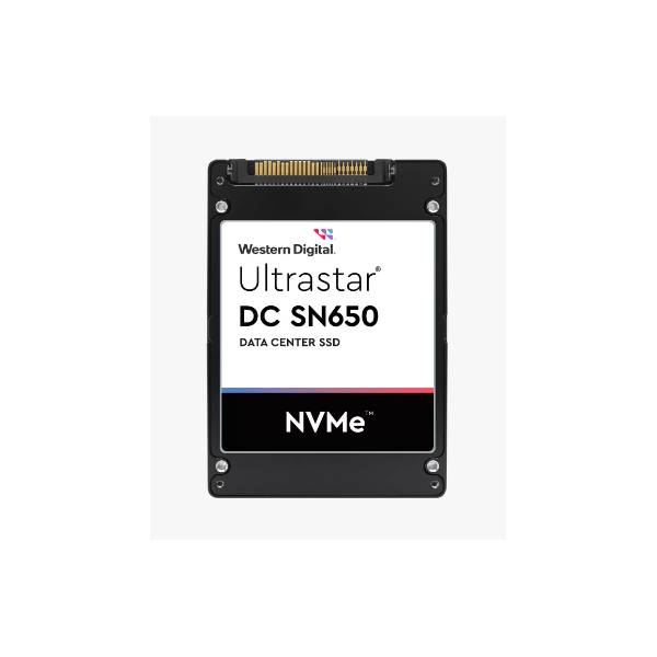 WD DC SN650 U.3 15MM 15360 GB PCIe BICS5 ISE Solid State Disk 15.360 Intern