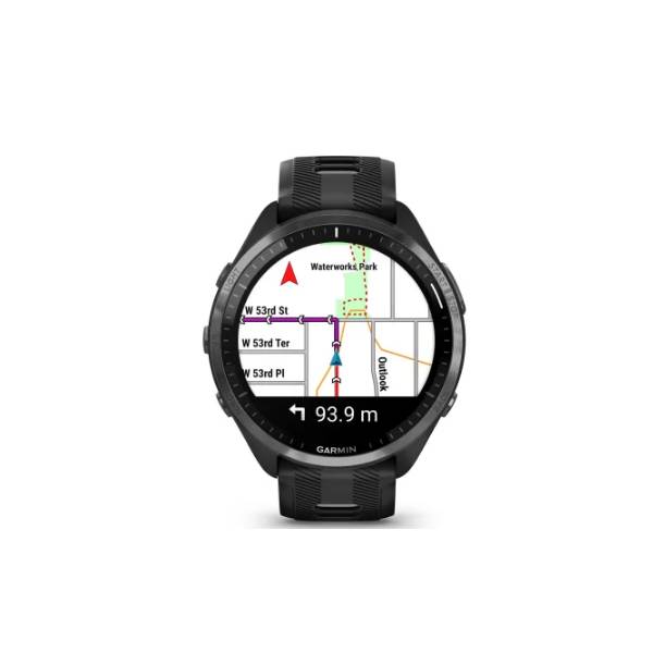 Garmin Forerunner 965 Smartwatch schwarz/carbongrau