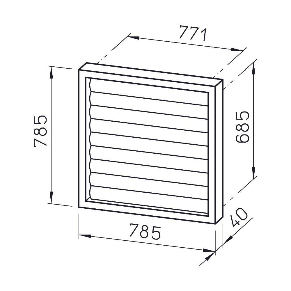 Helios Ventilatoren Verschlussklappe VK 710
