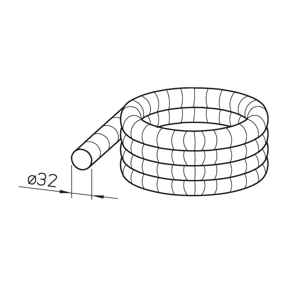 Helios SEWT-E Erdreichverlegeset mit Kollektorrohr 100m, Verschraubung und 20 Liter Solefrostschutzflüssigkeit