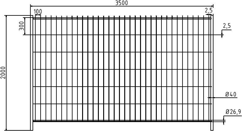 Schake 3B2035C Mobilzaun „Cloud”