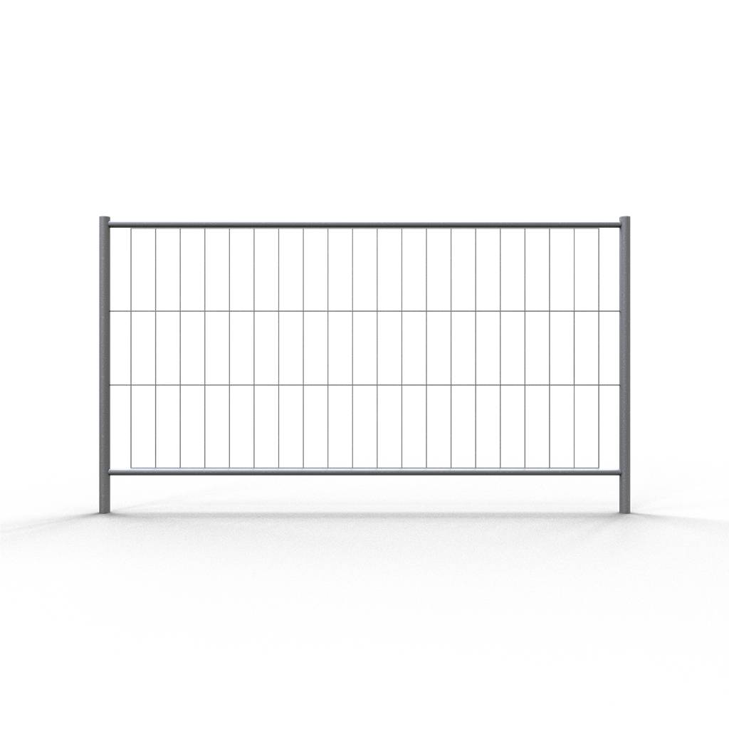 Schake 3B1223 Mobilzaun "Profi" Element ohne Haken und Ösen Breite: 2,20 m, Höhe: 1,20 m