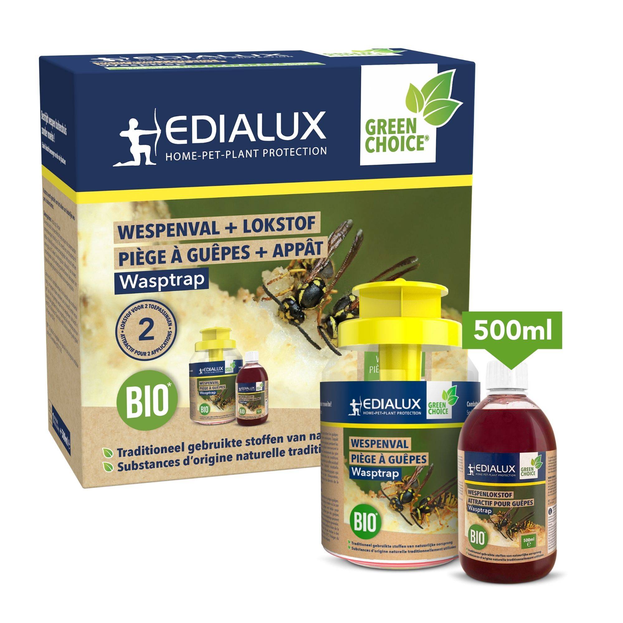 Wespenfalle + Abwehrmittel, 500ml