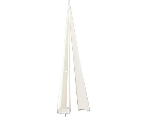 Hager LF1501509016, Gerade Kabelrinne, 2 m, Polyvinylchlorid (PVC), Weiß