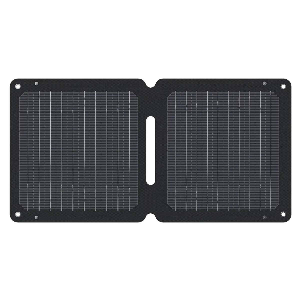 Solarpanel 14W faltbar IPX4 wasserdicht USB/USB-C Schwarz
