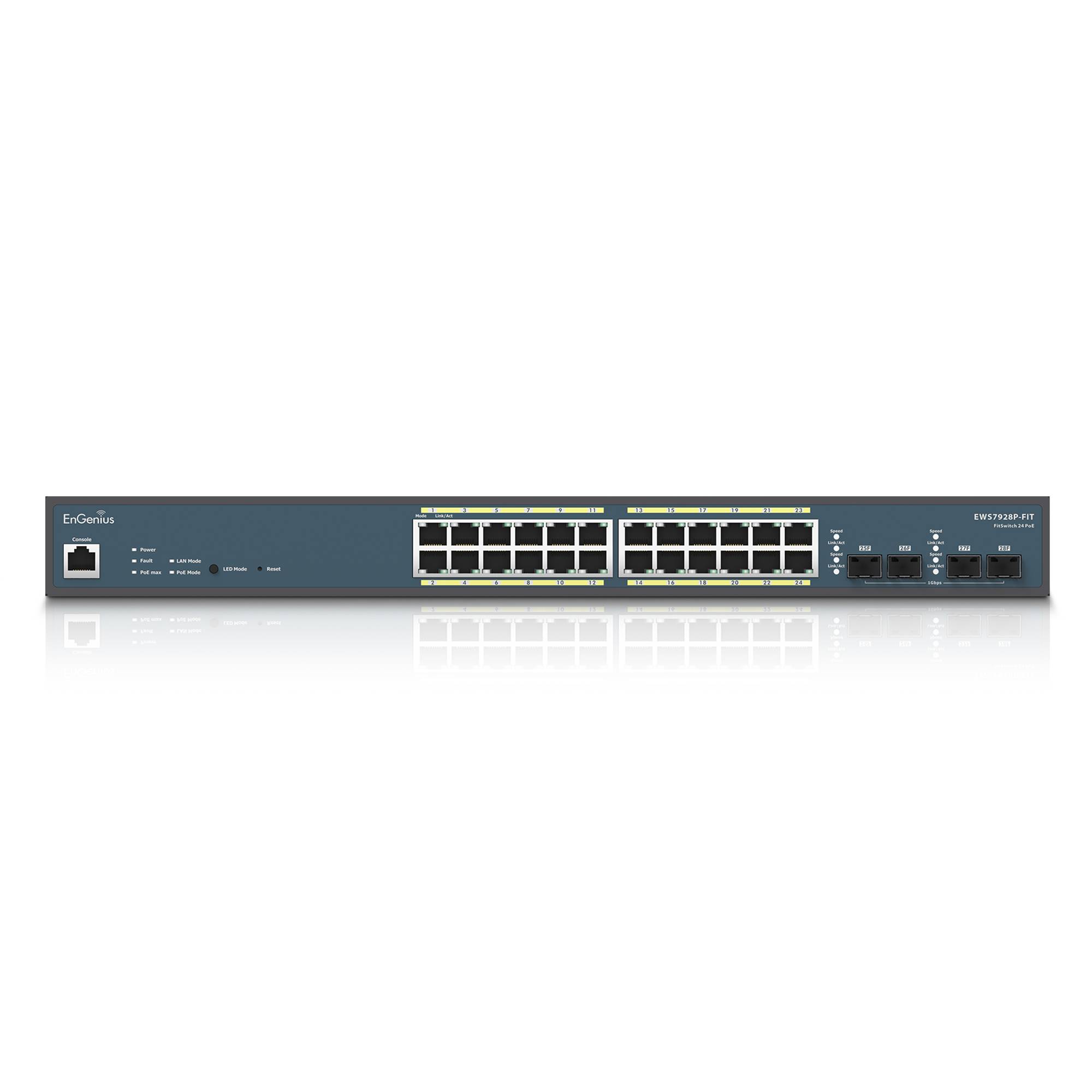 EnGenius EWS7928P-FIT, Managed, L2/L3, Gigabit Ethernet (10/100/1000), Power over Ethernet (PoE)