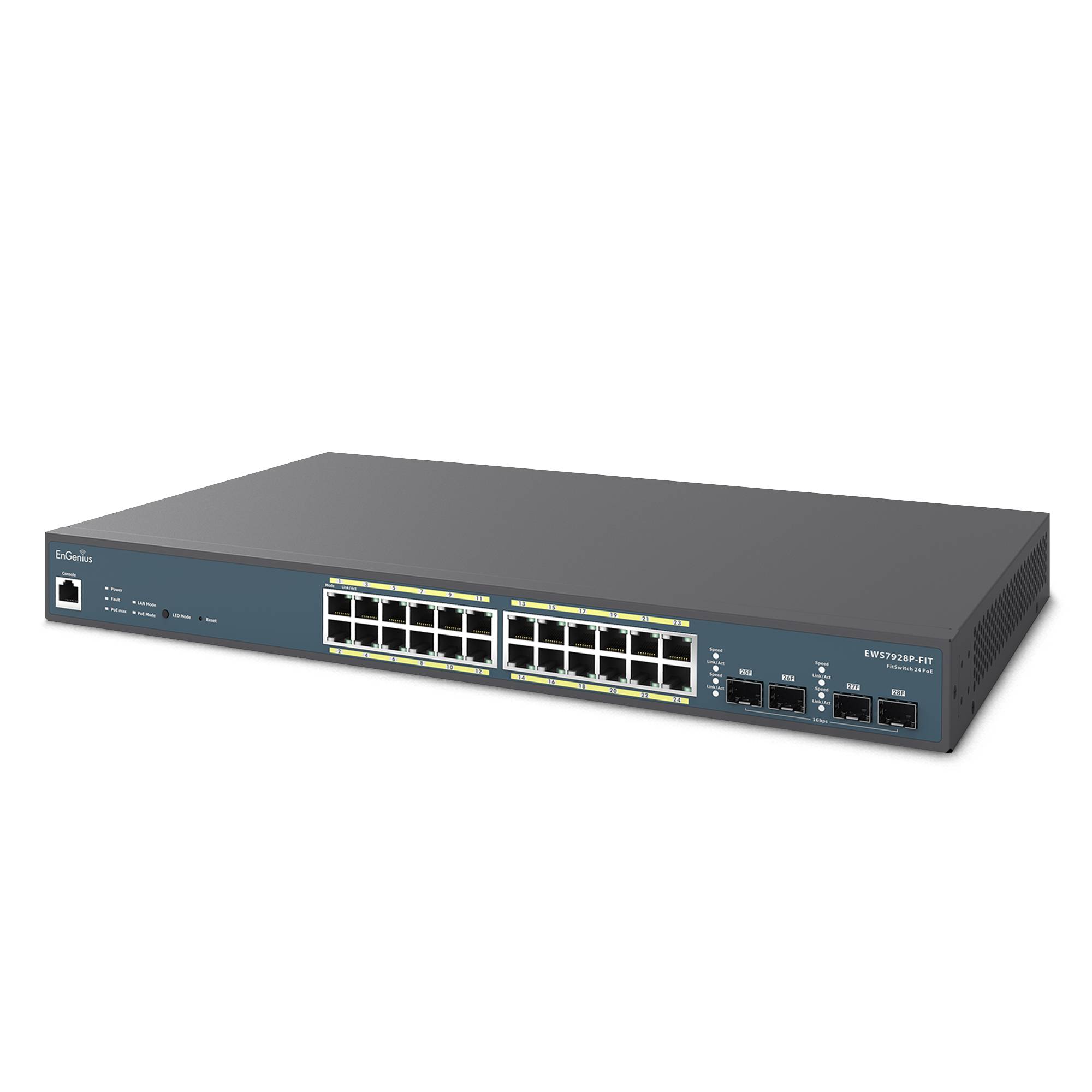 EnGenius EWS7928P-FIT, Managed, L2/L3, Gigabit Ethernet (10/100/1000), Power over Ethernet (PoE)